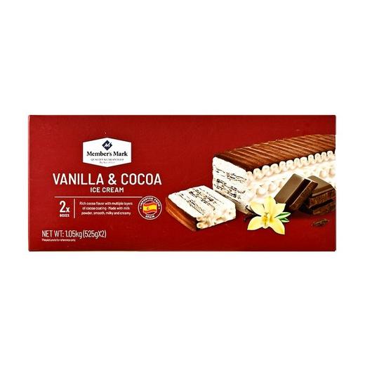 【悦惠精选】MM西班牙进口香草可可味冰淇淋1.05kg(525g*2) 商品图0