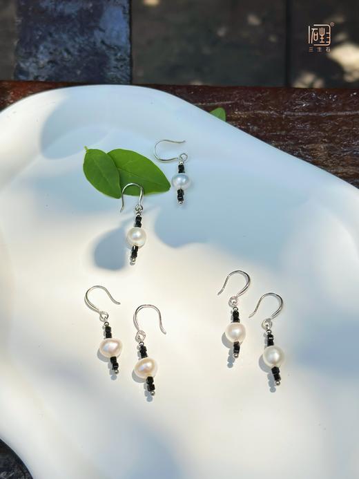 绿松石/尖晶石巴洛克珍珠设计耳饰 商品图6