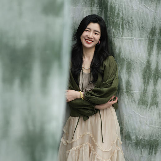 绽放女装342朵/【甜茶系列艾叶】高支苎麻系带防晒短开衫外套慵懒 商品图1