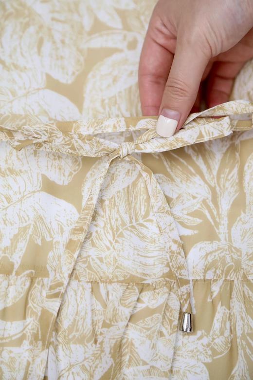 LPIUTY品牌直发！漾夏花叙～桑蚕丝印花连衣裙 C1225043 商品图4