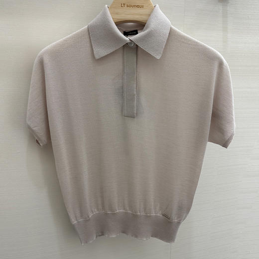 KITON 女士短袖polo衫 米色 D5971607502002 商品图0