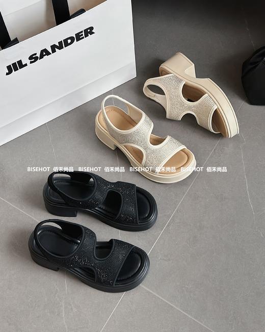 新品镶钻厚底凉鞋924B52608（W） 商品图0