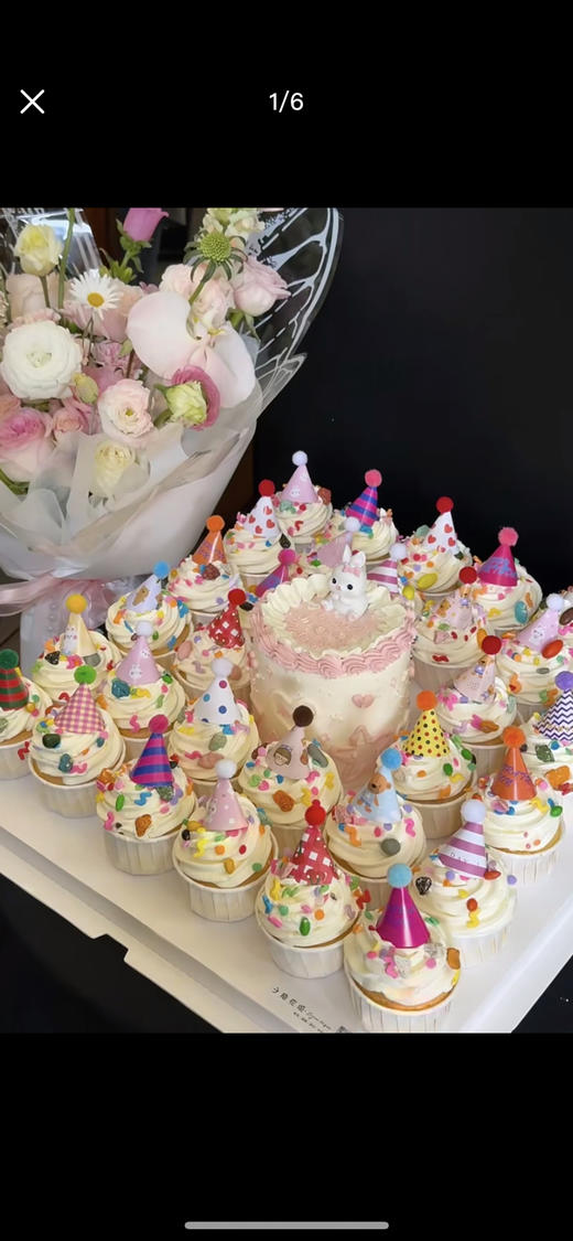 8寸芒果斑斓+20个纸杯+6个木糠杯 商品图1