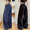 美式速干运动裤，复古百搭阔腿裤，夏季新款，高腰垂感，宽松显瘦，休闲运动裤 商品缩略图7