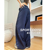 美式速干运动裤，复古百搭阔腿裤，夏季新款，高腰垂感，宽松显瘦，休闲运动裤 商品缩略图0