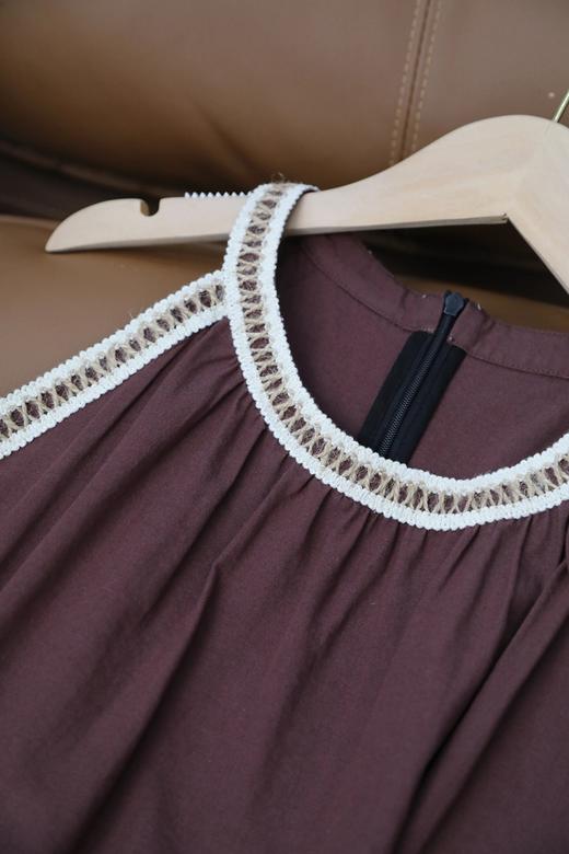 LPIUTY品牌直发！摩卡慕斯～亚麻棉连衣裙 C1225050 商品图8