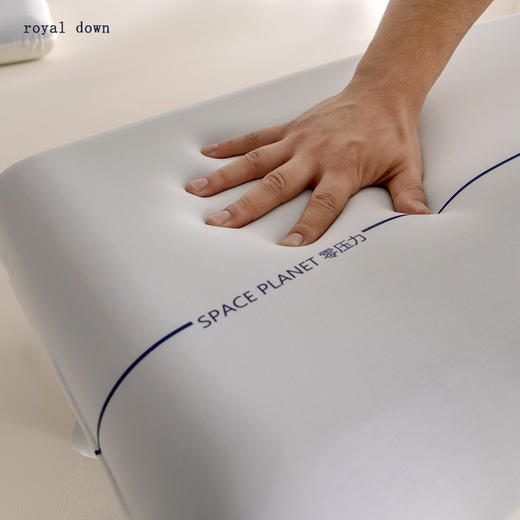 royal down酒店同款二代双芯枕，上层：超柔6s慢回弹深陷区+ 下层：太空记忆棉承托区。久睡释压、0压迫包容任何睡姿 商品图2