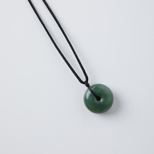 ROMI STUDIO 非金属棉绳项链 绿色圆环吊坠复古风项链 RWCRP33376【发货时间25天】 商品图4