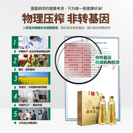 高油酸菜籽油 商品图2