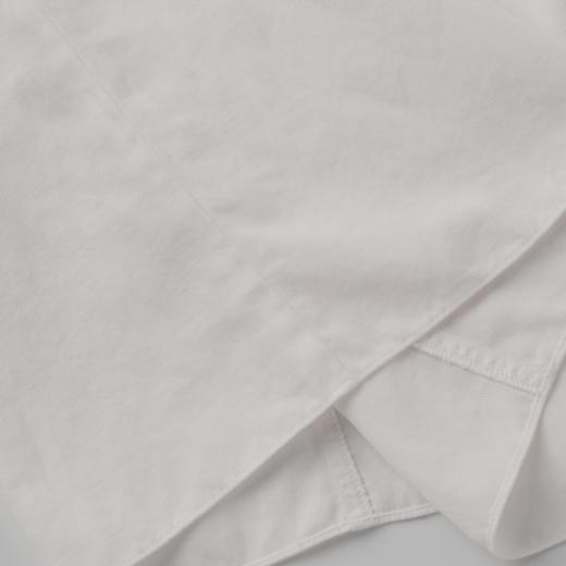 ROMI STUDIO 简约优雅  棉麻混纺白色无袖长款连衣裙 RWCRLG2733 商品图3