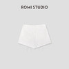 ROMI STUDIO 复古宽松环保水洗  白色全棉牛仔短裤 RWCRXD3375(现货) 商品缩略图1