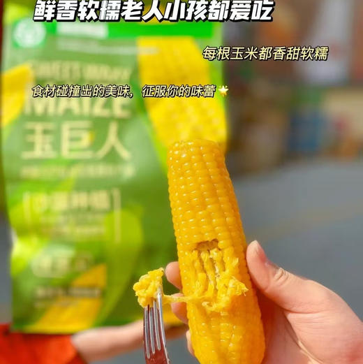 玉巨人 内蒙沙漠种植 玉米🌽 口感好推荐 绿色食品 出口标准 3.7斤袋（39.9/袋） 商品图8