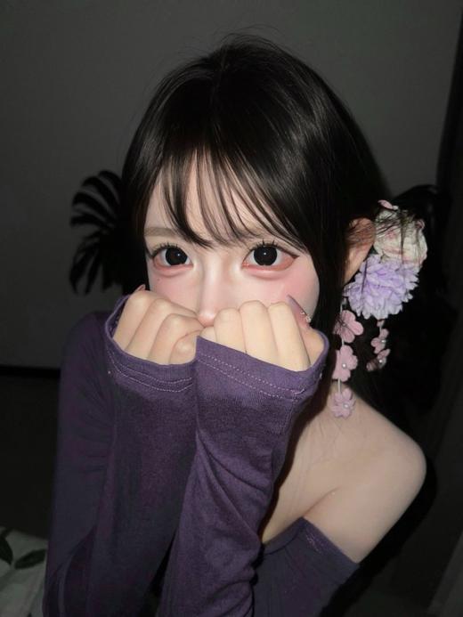 【新品半年抛】SUPERBIGCON-半年抛新品-丝缎黑瞳-14.5mm【半年抛0-800度 无525/575】 商品图7