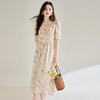 「高货sh」全新升级【铂金会员220/天猫299/差价79】(10336)洛诗琳法式温柔风碎花v领连衣裙2025夏季减龄收腰沙滩裙sh10336 商品缩略图1