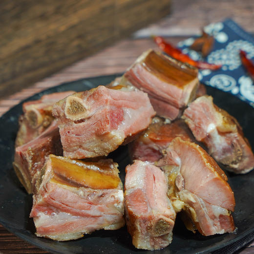 巴东县巴腊香烟熏风味土家腊直排骨500g/袋 商品图2