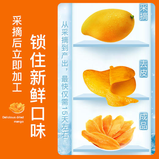 嘎巴嘴好吃的芒果干 280g*2袋 商品图4