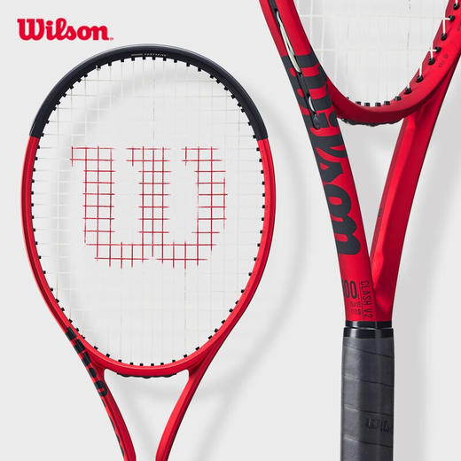 威尔胜（Wilson）网球拍碳纤维CLASH V2系列成人专业网球拍全碳素碳纤维比赛训练拍 WR074311U2-100L V2. 商品图0