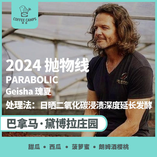 24产季 巴拿马 黛博拉 Finca Deborah 抛物线 PARABOLIC 瑰夏 日晒二氧化碳浸渍深度延长发酵（生豆）空运批次 商品图0