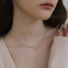 日韩小众设计！简约优雅香槟锆石珠闪耀星星吊坠气质项链锁骨链时尚配饰 商品缩略图1
