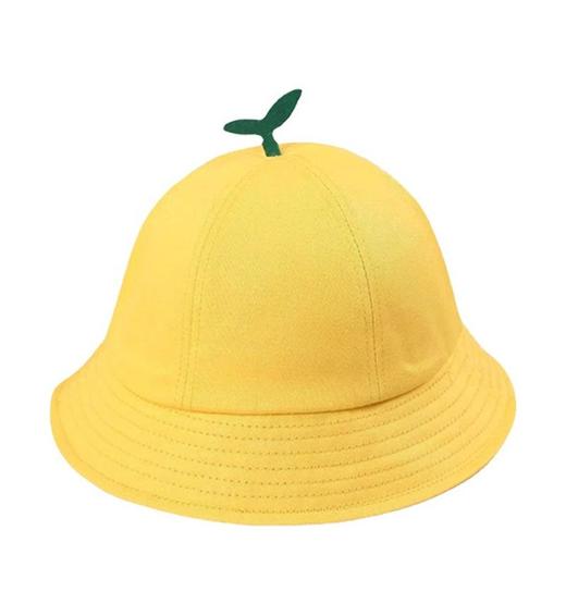 纯棉幼儿园小学亲子儿童款黄色小黄帽丸子帽春游秋游嫩芽帽六一儿童节hs6011 商品图1