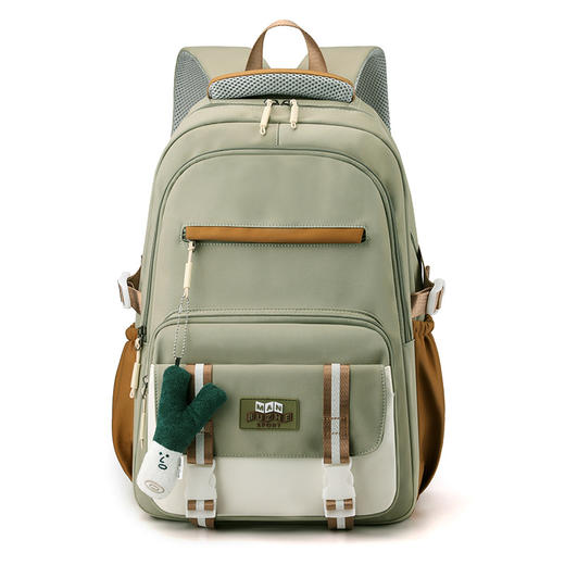 【开学季】2025新款大容量书包带挂件女初高中生 大学生运动电脑双肩背包休闲旅游 商品图4