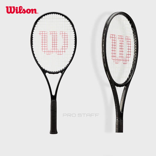 威尔胜（Wilson）Pro Staff 97 V14威尔逊奥运冠军郑钦文同款小金拍全碳素网球拍 V14/NOIR/315g-WR140911U2 商品图1