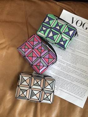 现货 THS-无 三宅家 进口环保PVC丘比特方包 3色 CQ1400