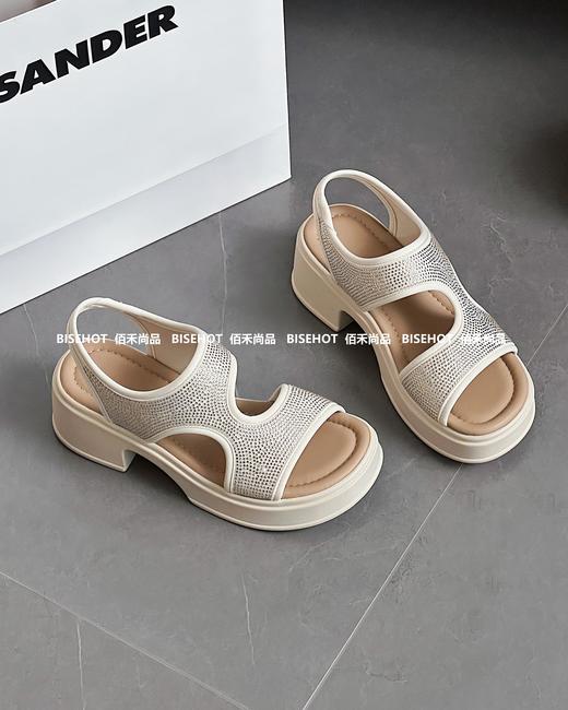 新品镶钻厚底凉鞋924B52608（W） 商品图4