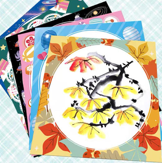 彩色边框卡纸/10张（颜色随机） 商品图1