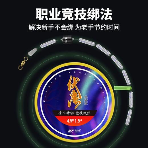 佳钓尼伏魔典藏线组精绑钓鱼线成品主线套装全套绑好台钓竞技线组 商品图3