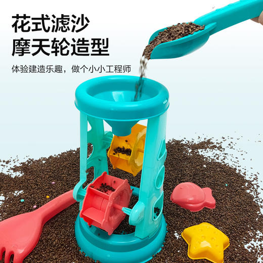 【宝宝的沙滩派对🎉】环保安全无异味！24件升级套装，玩沙挖土建城堡，一套搞定🌈快来解锁夏日玩沙新乐趣⛱️高质感 沙滩玩具套装桶 海边儿童玩水工具车 挖沙子的铲子 户外玩沙全套 商品图3