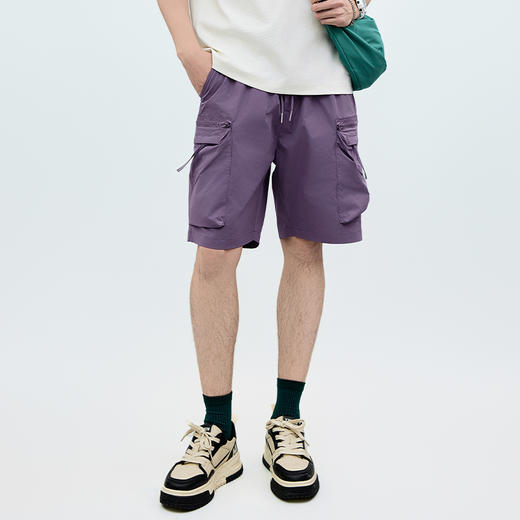 【新品上市】HX 夏季休闲五分裤微宽松版型S206522169101/02 商品图2