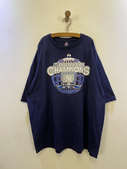 Y2K Vintage Majestic 洋基队 MLB 美国职业棒球大联盟 短袖T恤 _SST(2XL) 商品图1