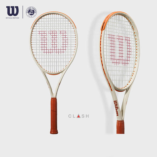 威尔胜（Wilson）CLASH100 V2/V3威尔逊全碳素小黑拍初学训练比赛专业网球拍WR174211U 商品图3