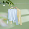 【25年新品】熙世界微透感长袖T恤罩衫女薄款2025夏季新款宽松长袖防晒衫上衣 商品缩略图4