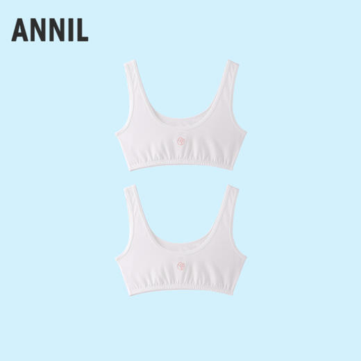女童背心针织内衣两件装秋季新款安奈儿童装JG537598 商品图1