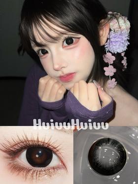 【新品半年抛】SUPERBIGCON-半年抛新品-丝缎黑瞳-14.5mm【半年抛0-800度 无525/575】