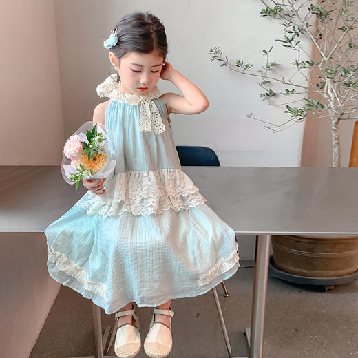 夏季公主吊带涟漪裙 潮流蓬蓬蛋糕裙 商品图12