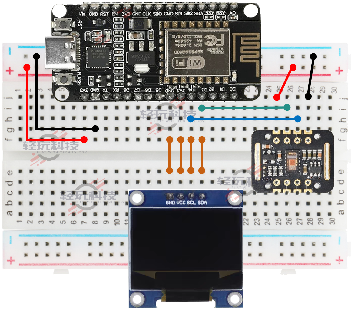 新版物联网作品-血氧检测仪