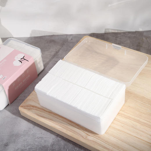 KELLY FACE轻薄化妆棉卸妆棉纯棉1000片薄款脸部省水湿敷补水盒装 商品图1