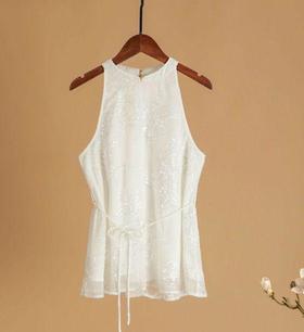 烟雨朦胧.珠片刺绣中式上衣