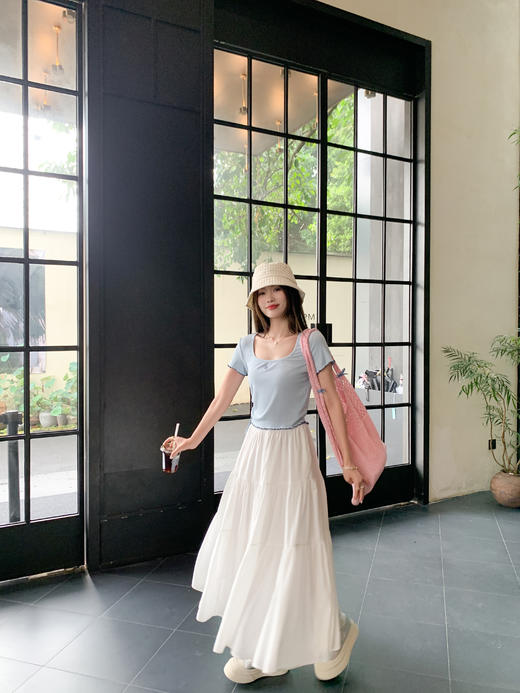 <曾小咸推荐>现货秒杀！最后一波 ！抢到赚到！木耳边抽绳短袖 日常109.99 立减60 秒杀49.99！ 商品图10