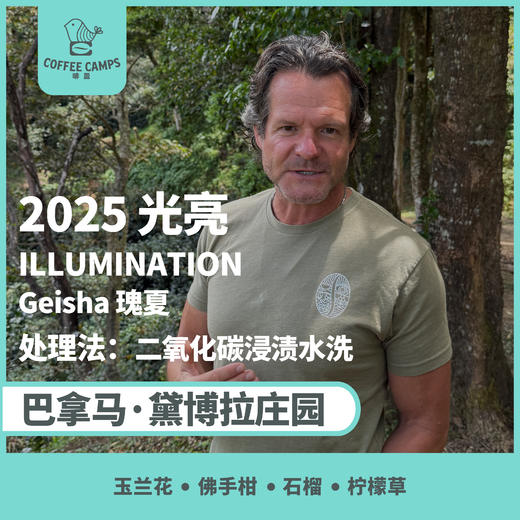 25产季 巴拿马 黛博拉 Finca Deborah 光亮 ILLUMINATION 瑰夏 二氧化碳浸渍水洗（生豆）空运批次 商品图0