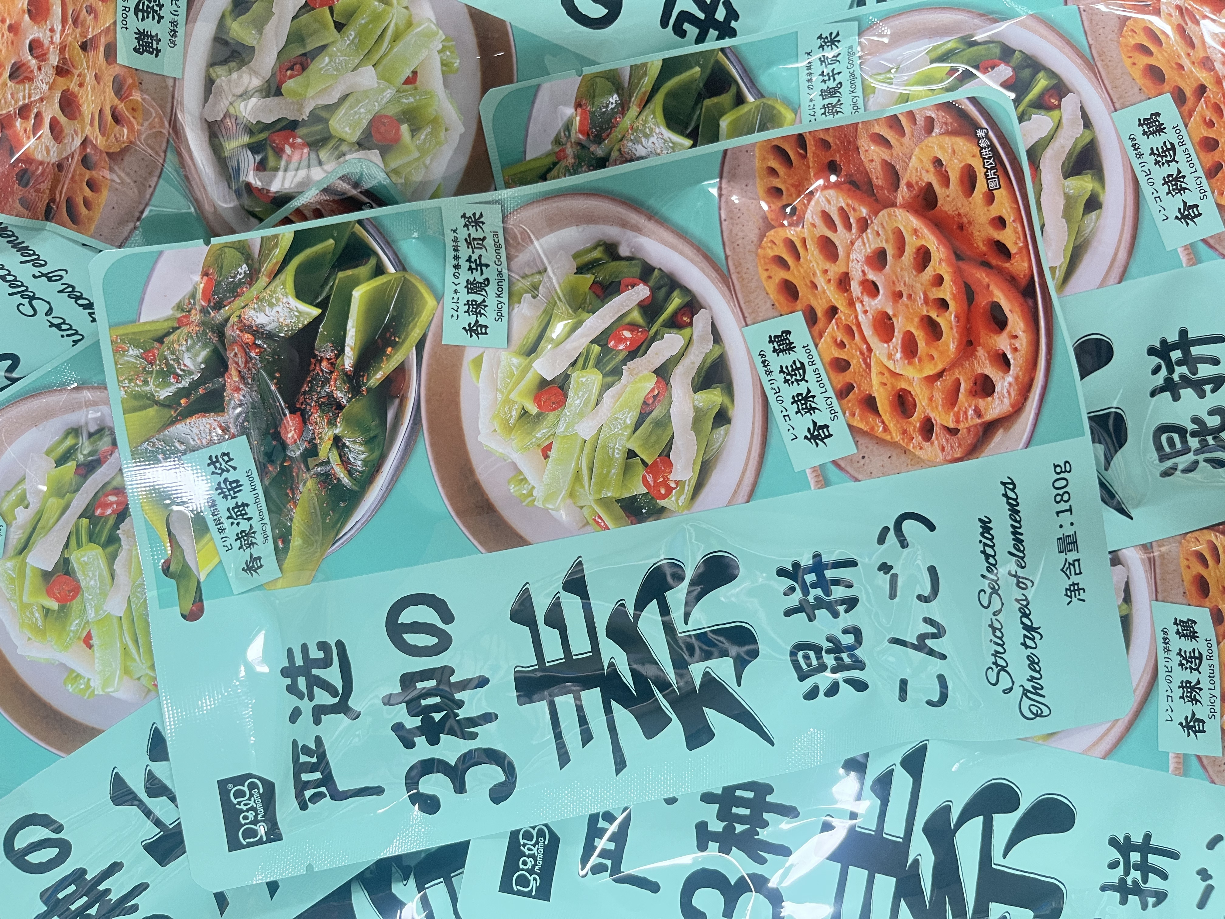 马马妈（海带结+魔芋贡菜+藕丁）180g   6975287201973