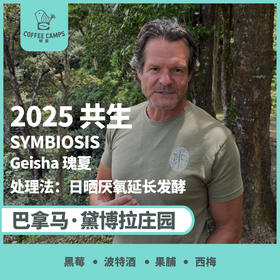 25产季 巴拿马 黛博拉 Finca Deborah 共生 SYMBIOSIS 瑰夏 日晒厌氧延长发酵（生豆）空运批次