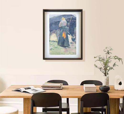 艺术家龚玉展览作品 “毡房前” 装饰画 客厅书房 醍醐《高顶澄烟霞》上海个展 商品图4