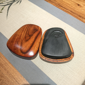 好运莲莲随形歙砚