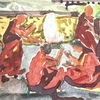 【已蒙收藏】艺术家龚玉展览作品 “辩经”  装饰画 客厅书房 醍醐《高顶澄烟霞》上海个展 商品缩略图3