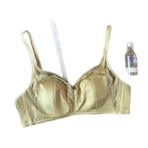 【法式优雅，轻盈舒适】大胸显小的秘密💖复古蕾丝+桑蚕丝内里✨透气不压胸，兔耳朵设计超减龄😍 商品图4