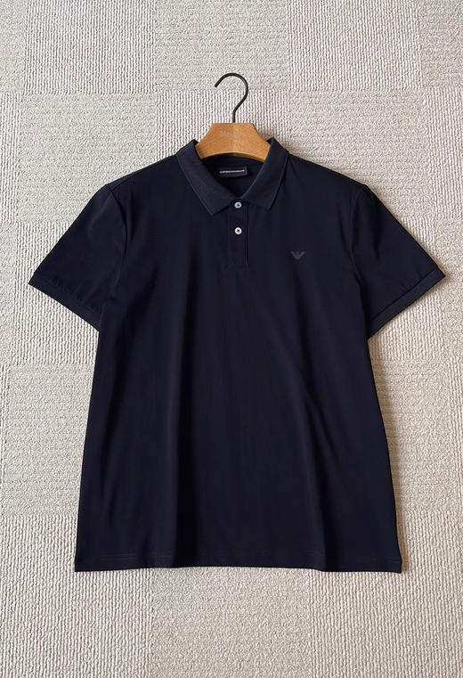 525-1 仅剩M亏清不退换 父爱如“衫”  EA纯圆正 商务休闲 男士翻领polo衫 新面料polo短袖 商品图4